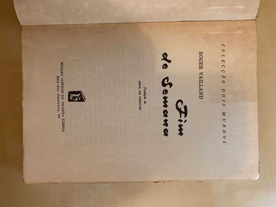 Fim de Semana - Roger Vailland