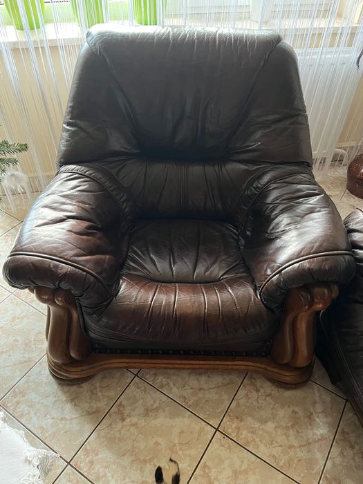 Wypoczynek skórzany 3+2+1