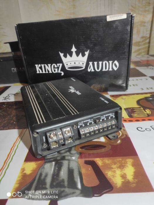 Усилитель Kingz Audio TSR-100.4 4х канальный с активным кроссовером