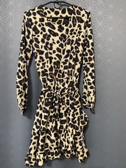 Платье  леопардовое
