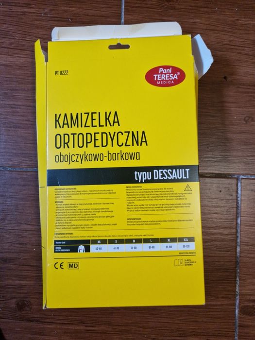 Orteza, temblak obojczyk- bark S