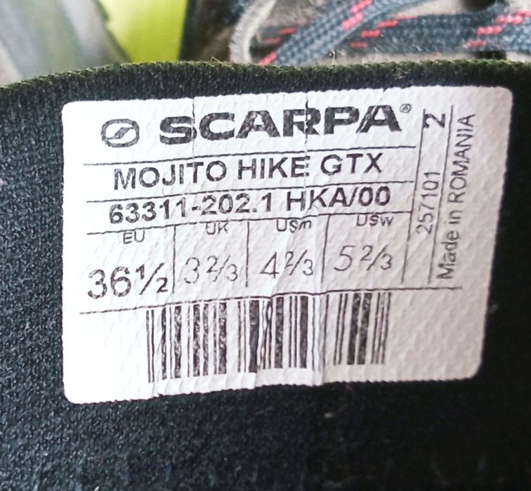 Buty Scarpa Mohito Hike GTX r.36