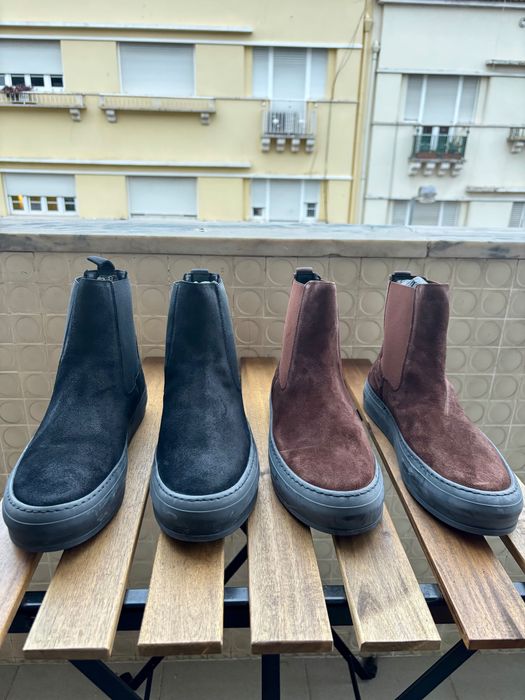 Ted Baker Stefens Polished Suede Chelsea Boots Hybrid (x2)