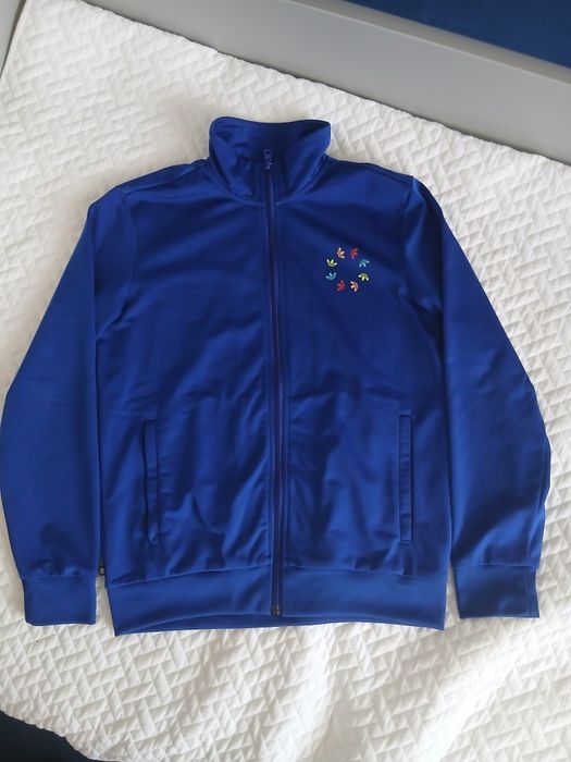 bluza adidas niebieska