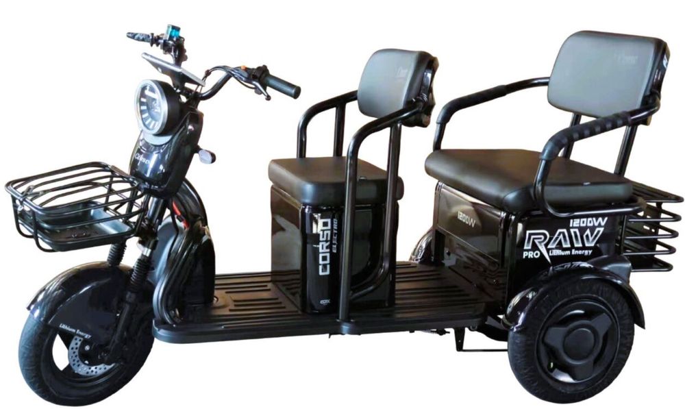 Електричний трицикл Corso “RAW PRO”1200W