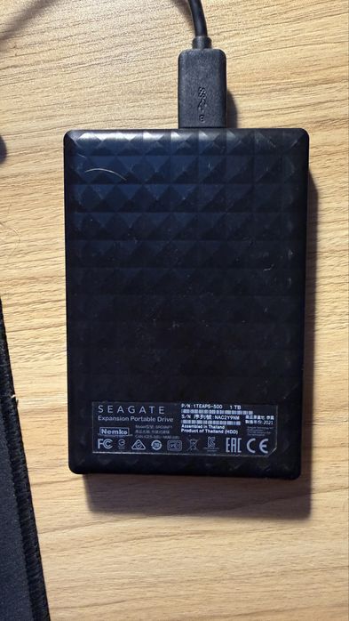 Dysk zewnętrzny Seagate Expansion Portable 1 TB HDD + kabel USB