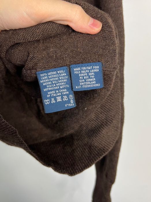 Kardigan Ralph Lauren 100% Merino Wool sweter