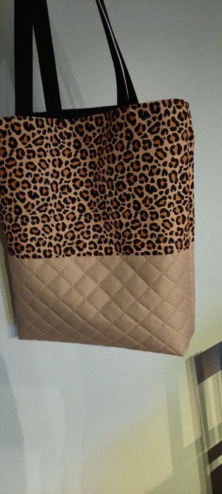 Torba shoperka panterka nowa