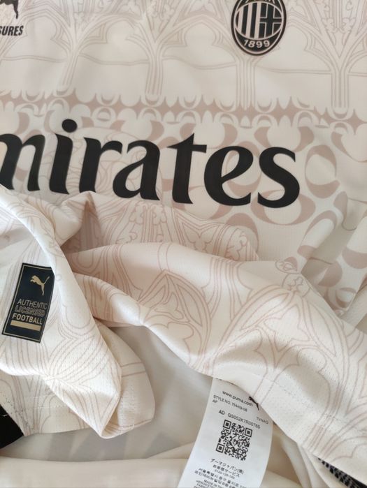 AC Milan X PLEASURES Koszulka r.L nr 10 Rafa Leao beż 4 komplet '24