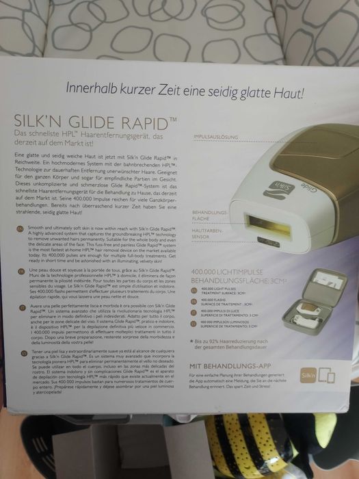 Depiladora de luz pulsada Silk'N Glide Rapid