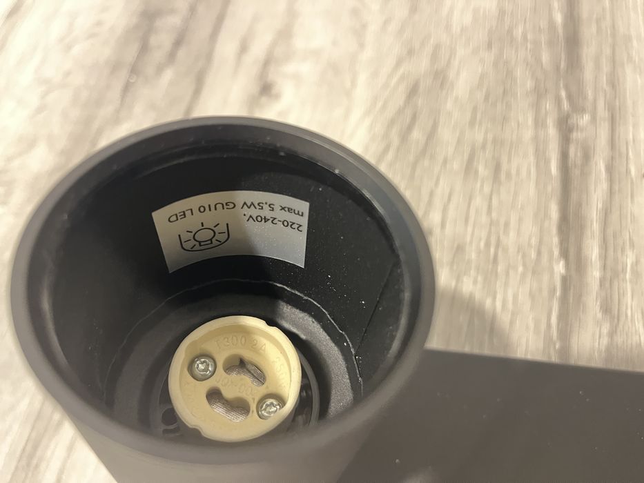 foco de teto philips 3 lâmpadas, preto, metal