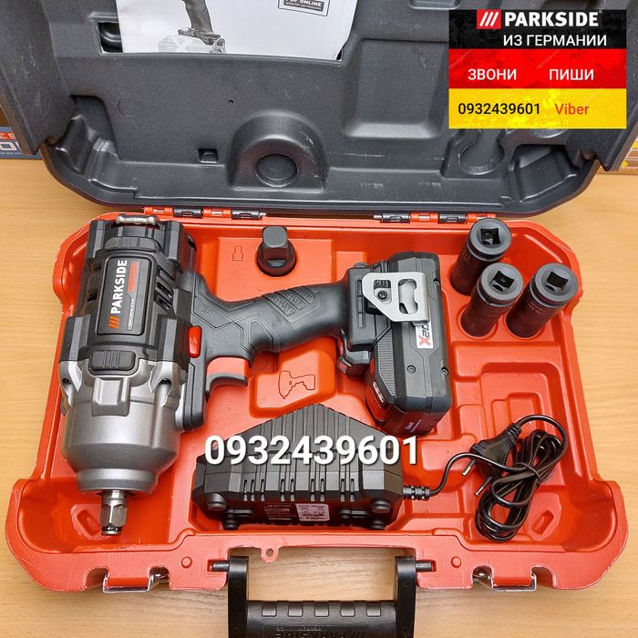 Мощный удар аккумуляторный гайковерт из ГЕРМАНИИ Parkside PASSP 20 C4
