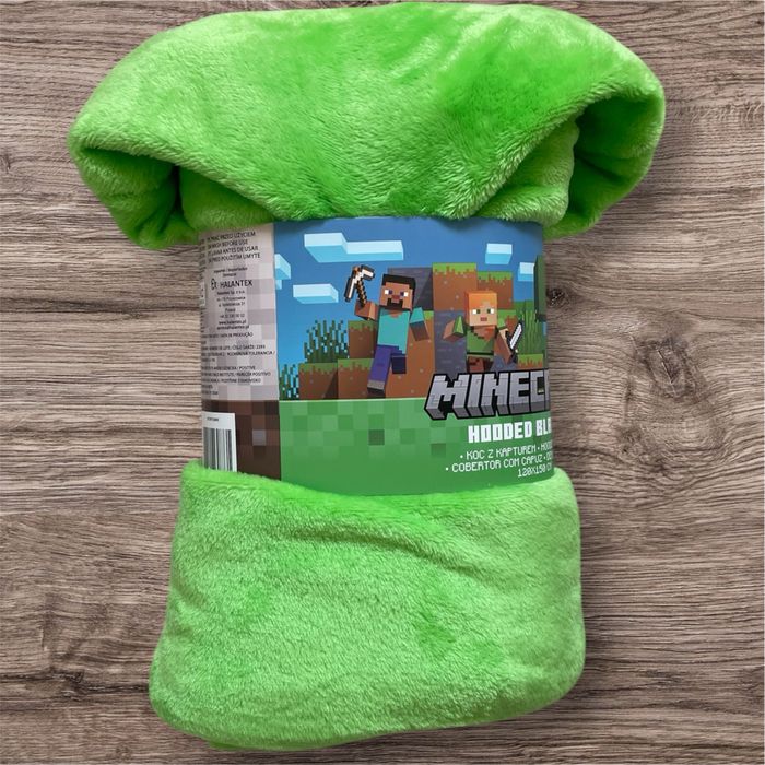Koc Minecraft z kapturem