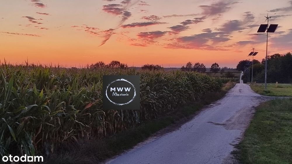 Działka budowlana na sprzedaż Eufeminów gm. Brzeziny wodociąg prąd gaz