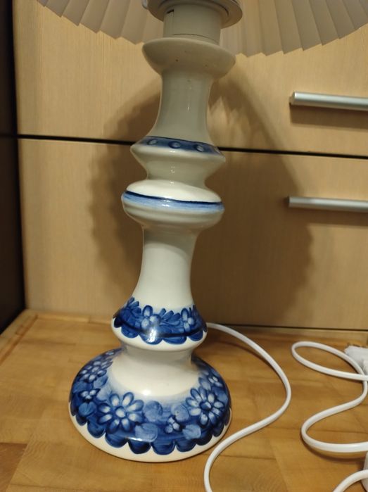 Lampka że świecznika fajans Włocławek E27