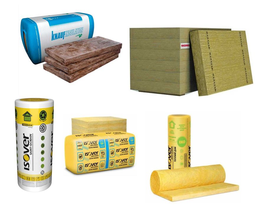 Мінеральна вата для фасаду будинку, даху та мансарди, утеплення стін