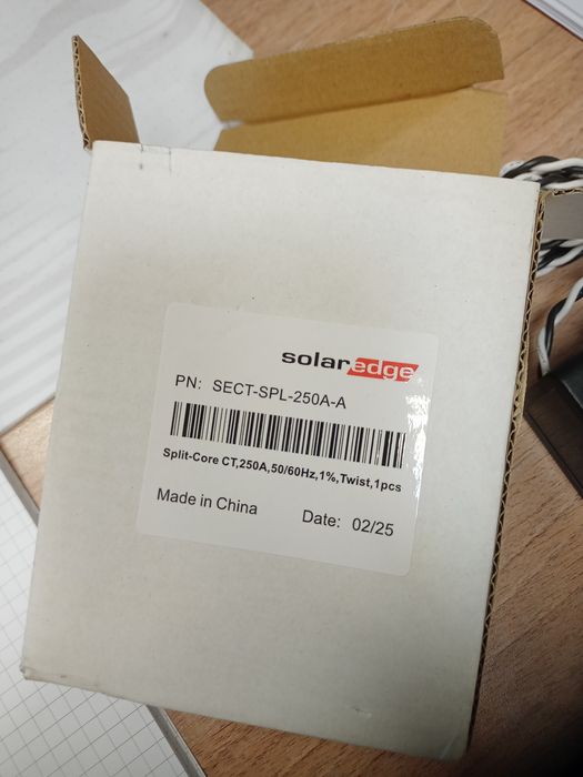Przekładniki prądowe SolarEdge SECT-SPL-250A-A