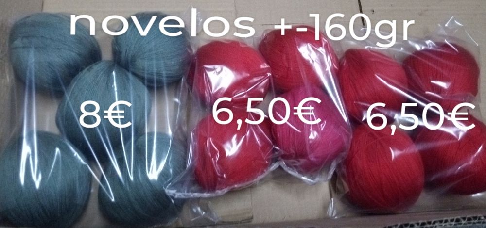 Lãs várias cores e tamanhos - novas - super preço