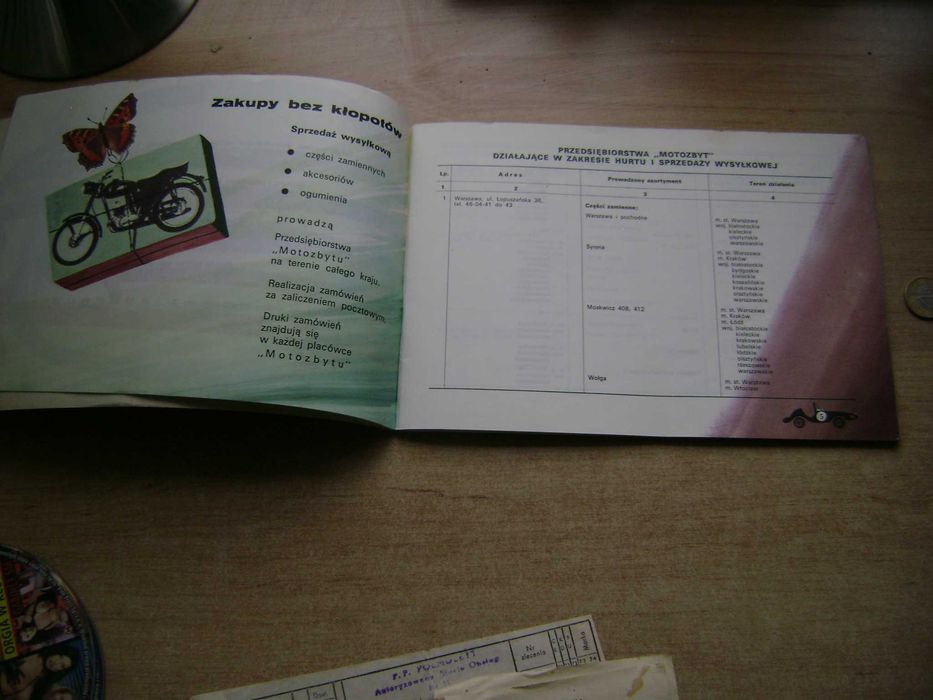 Starocie z PRL - MOTOZBYT 1970 = Informator UNIKAT