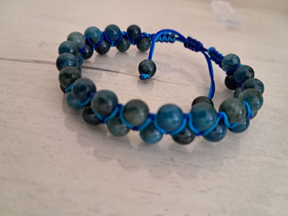Apatyt, bransoletka z kamieni naturalnych