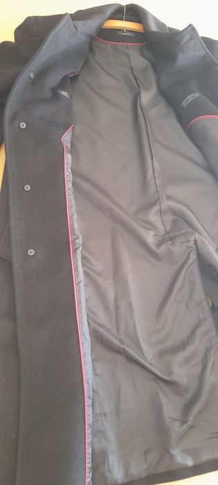 Vendo sobretudo azul escuro para homem