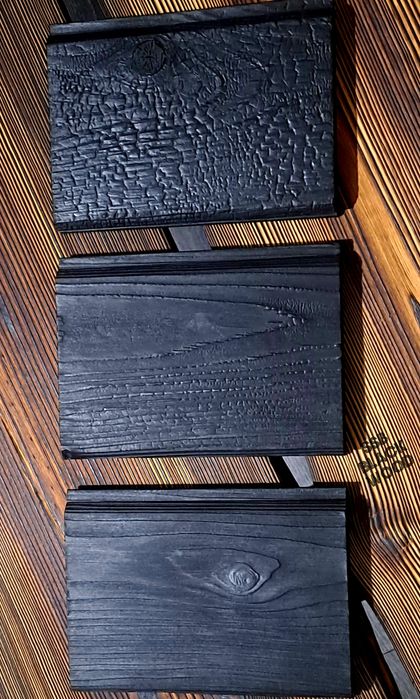 Shou Sugi Ban - Deski Deska Opalana Elewacyjna Modrzew Świerk Sosna
