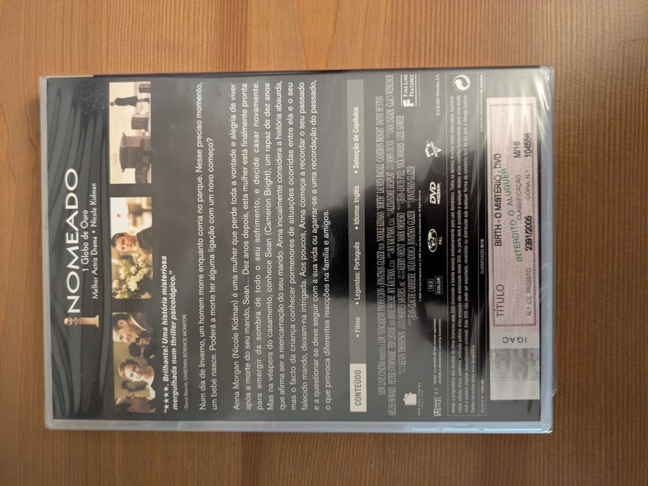 DVD NOVO e SELADO - " Birth - O Mistério " (2004)