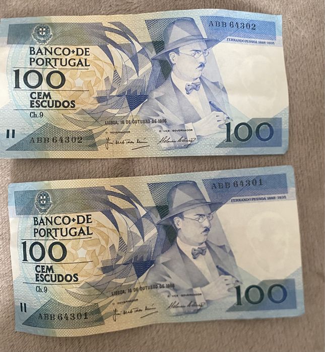Notas. 100. Escudos64752330363521120