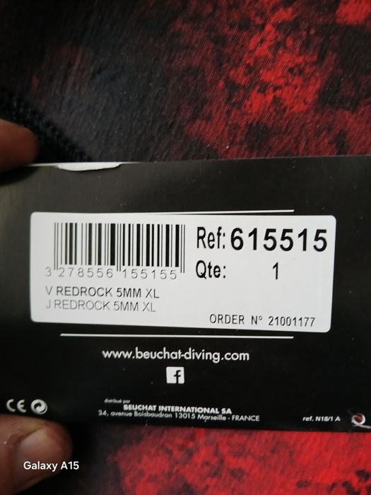 Casaco beuchat ReD Rock 5mm XL