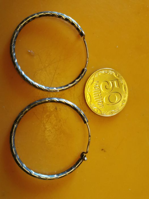 Серёжки серебро 925 проба.