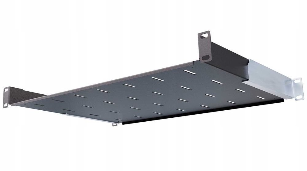 Półka RACK 19" 1U 350mm Regulowana 350-510mm do Szaf RACK Stalflex