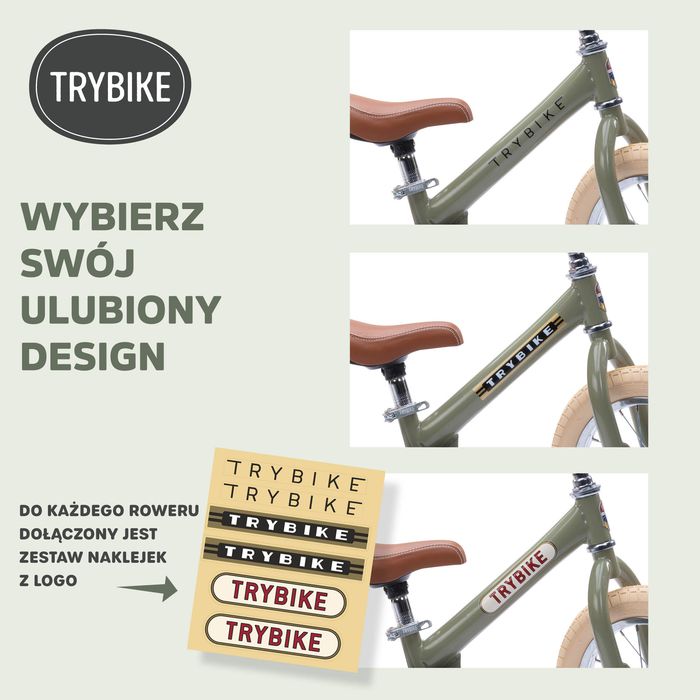 Pierwszy rower biegowy balansujący dziecięcy niebieski Trybike