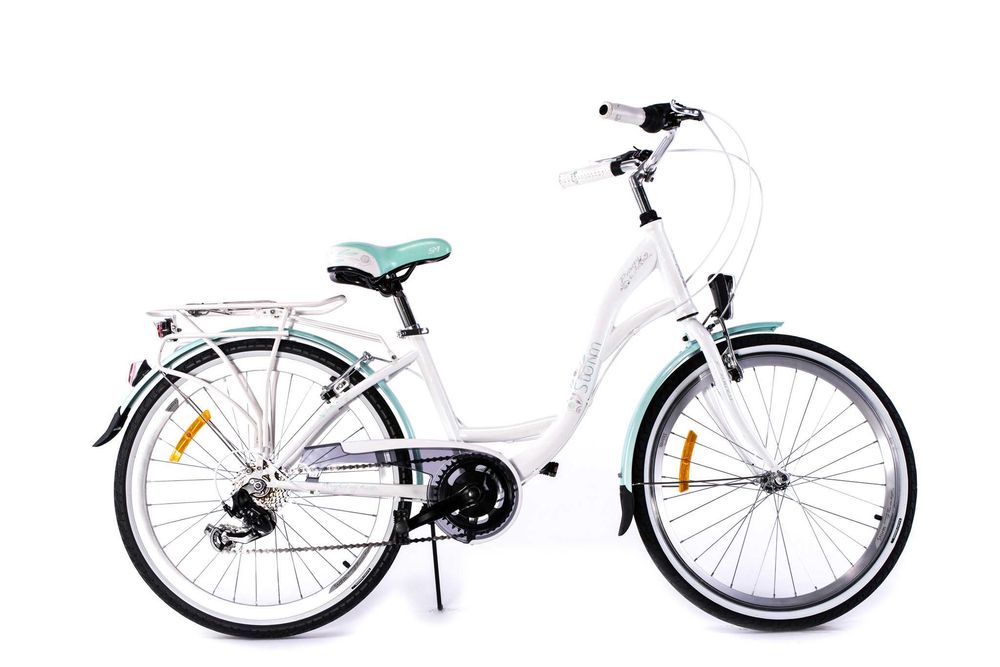 Rower Miejski Damka, Damski Storm Princess LUX koło 24" Komunia