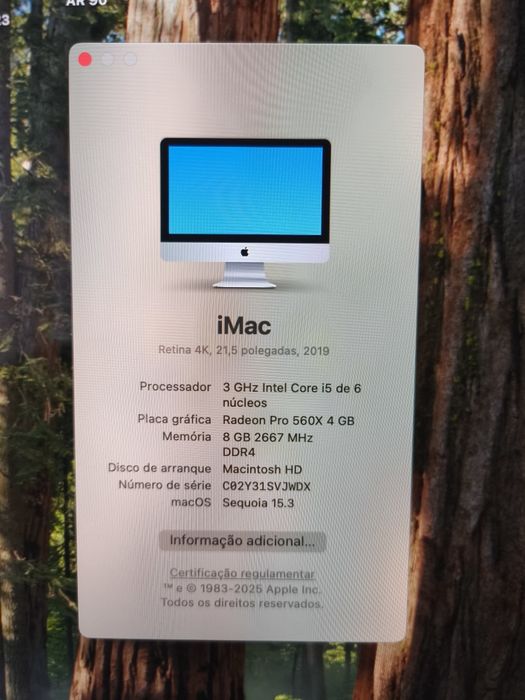 iMac 5i 21" 2019