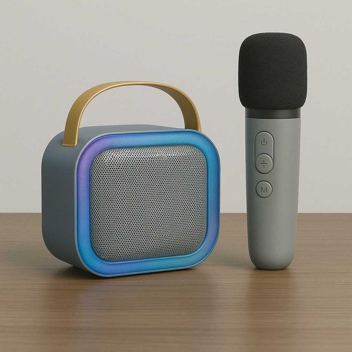 FINEPLAY – Coluna de Música com Microfone Sem Fios