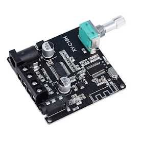 Amplificador audio bluetooth jack 50w + 50w telemovel computador colunas speakers NOVO
