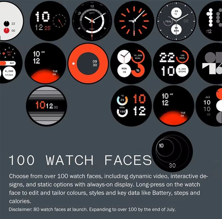 Cmf by Nothing Watch Pro 2, Global, Black/Grey.Amoled.+Подарок#