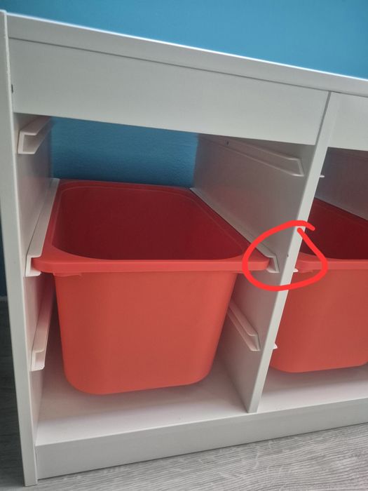 TRODAT regał z Ikea