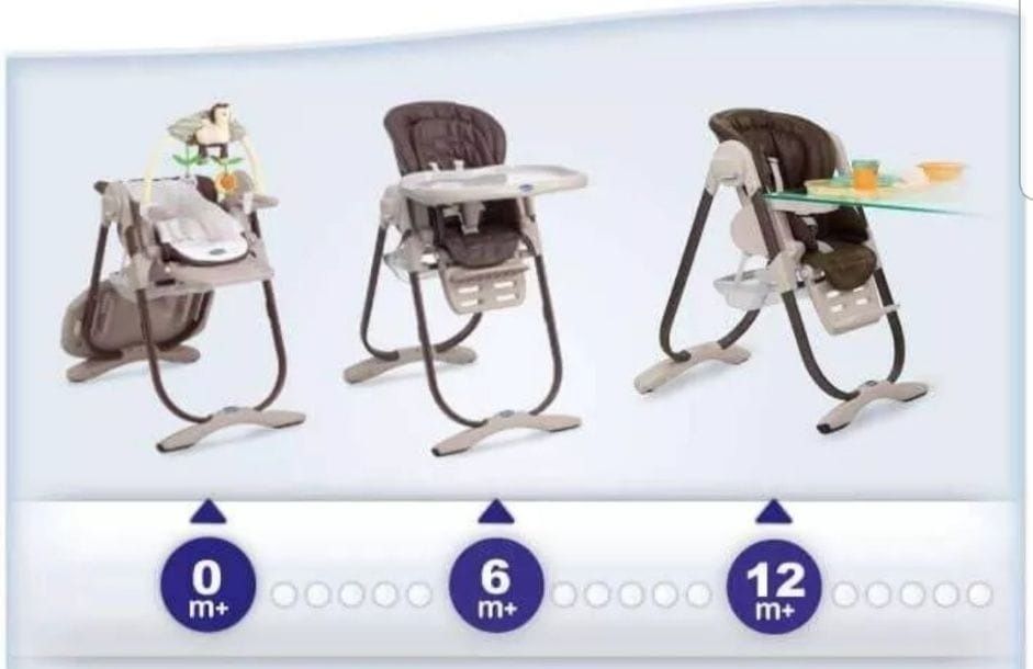 Cadeira Chicco Polly Magic 3 em 1