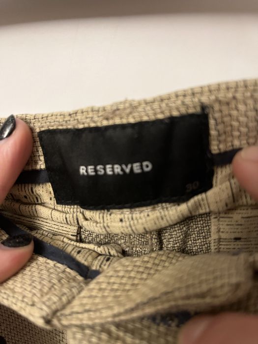 Spodnie męskie reserved