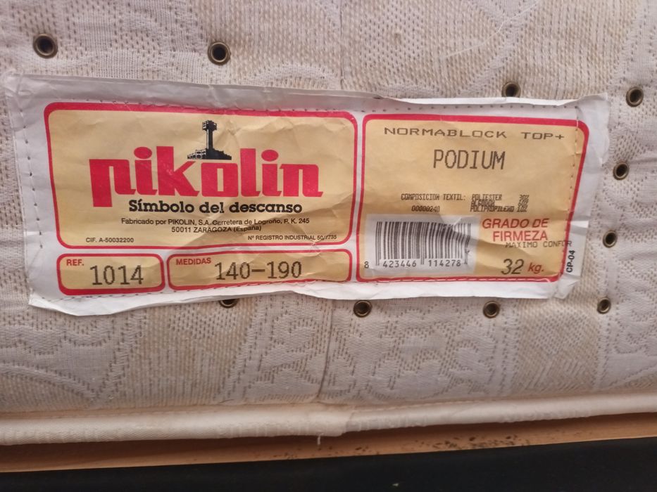 Colchão Pikolin 140x190