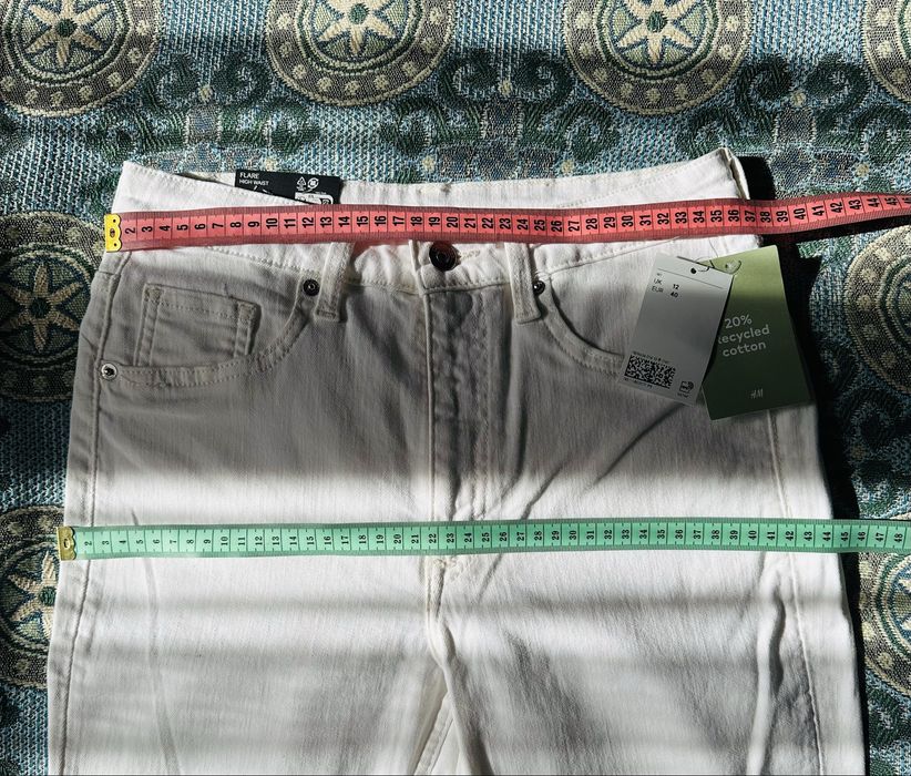Джинси білі жіночі H&M розмір 12