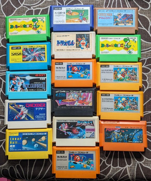 Картриджі для Famicom, Dendy