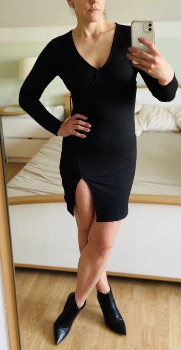 Sukienka czarna H&M roz 38