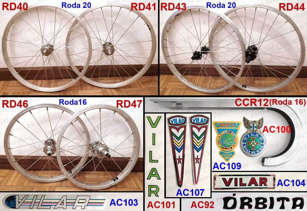 Assento, guiador, pedais, g-lamas, rodas, pneus de bicicleta dobrável