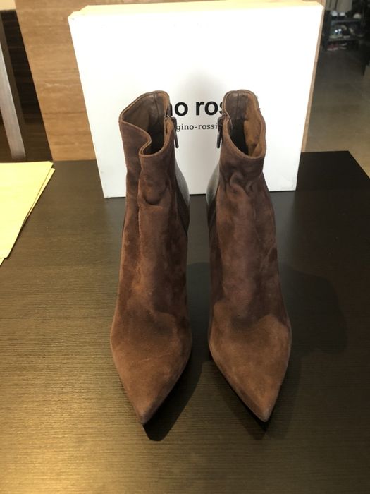 zamszowe botki Gino Rossi