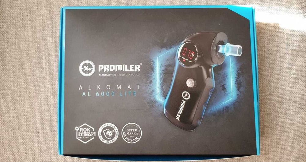 Nowy alkomat Promiler Al 6000 lite