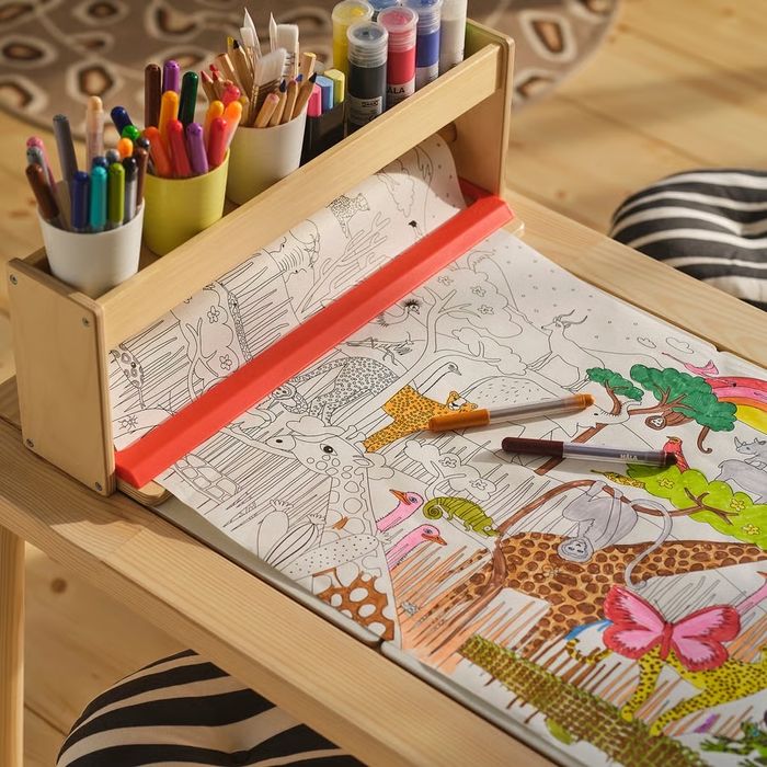 Набір для творчості IKEA тримач і рулон для розмальовування