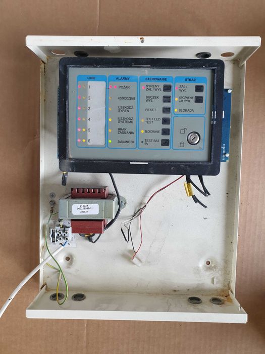 Centrala Sygnalizacji Pożaru (CSP) - 6 Linii