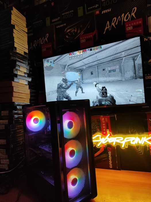 Видеокарта 8 гб.Игровой системный блок,пк,компьютер,CS,Gta,WoT,RDR2